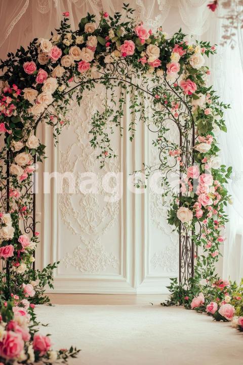 3921 Floral Arch