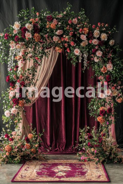 3924 Floral Arch