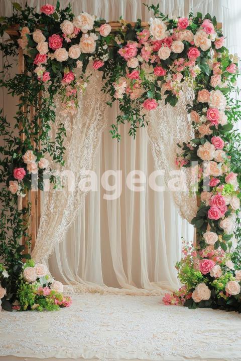 3925 Floral Arch