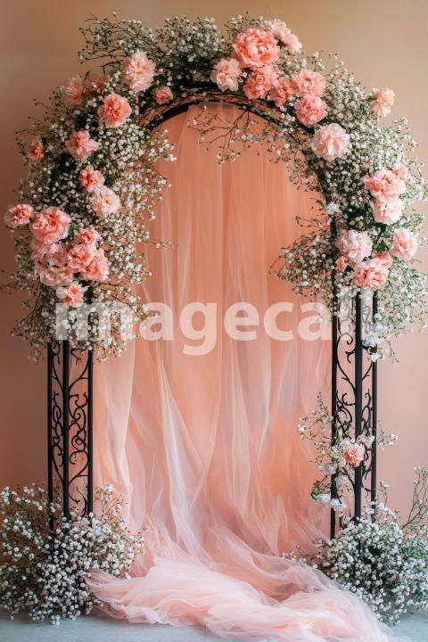 3929 Floral Arch