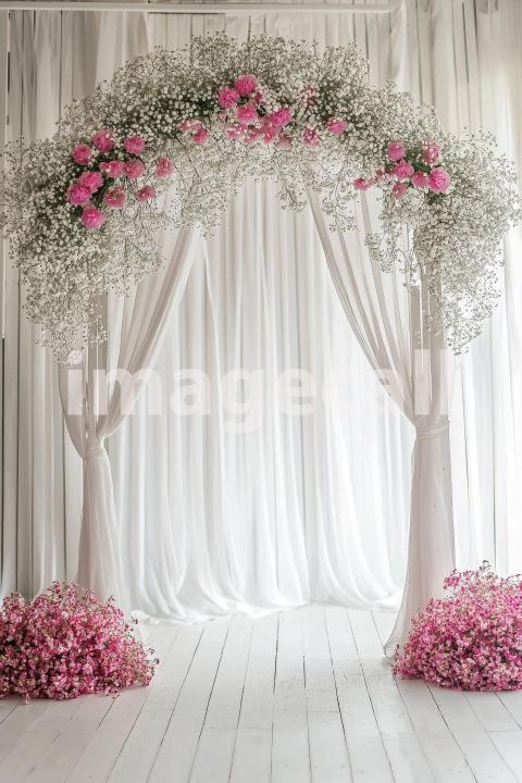 3933 Floral Arch