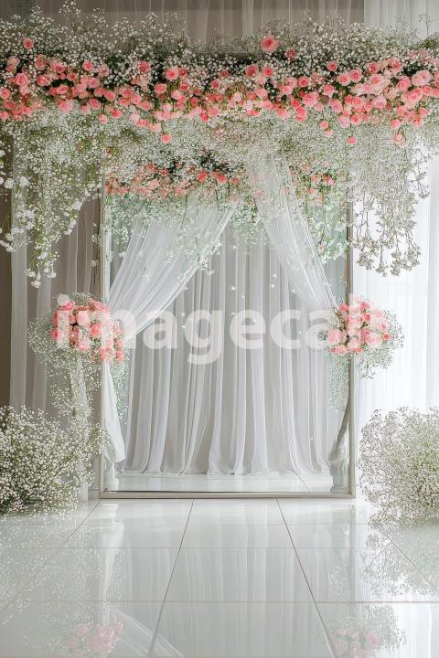 3938 Floral Arch