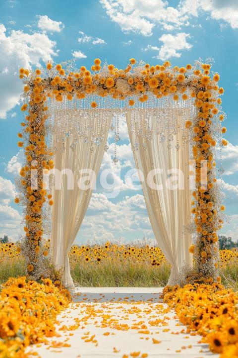 3947 Floral Arch