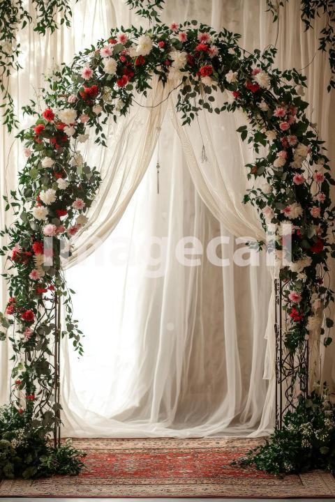 3966 Floral Arch