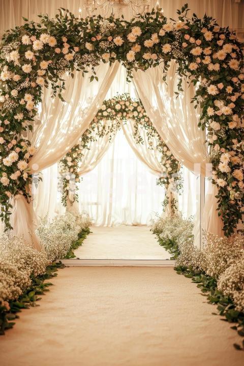 3974 Floral Arch