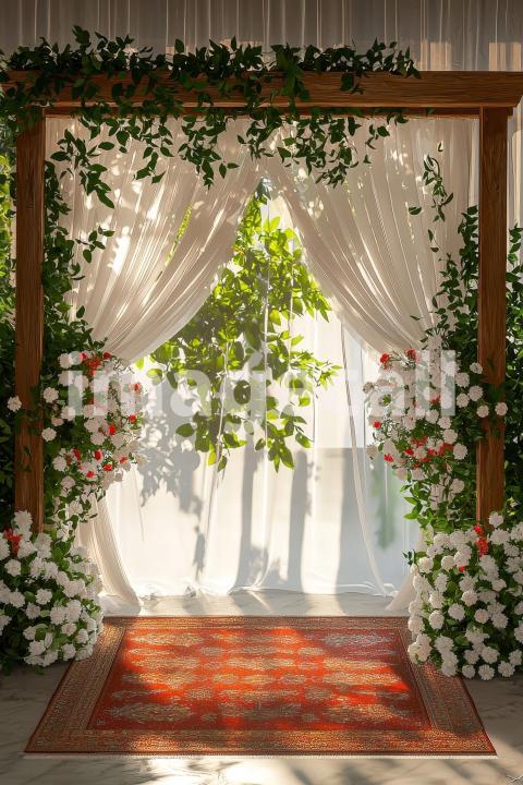 3977 Floral Arch