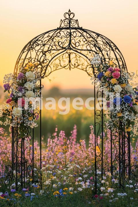 4001 Floral Arch