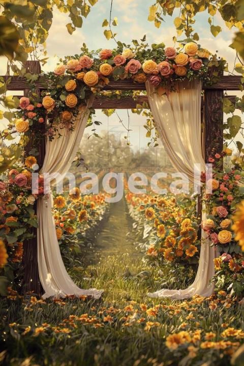 4022 Floral Arch