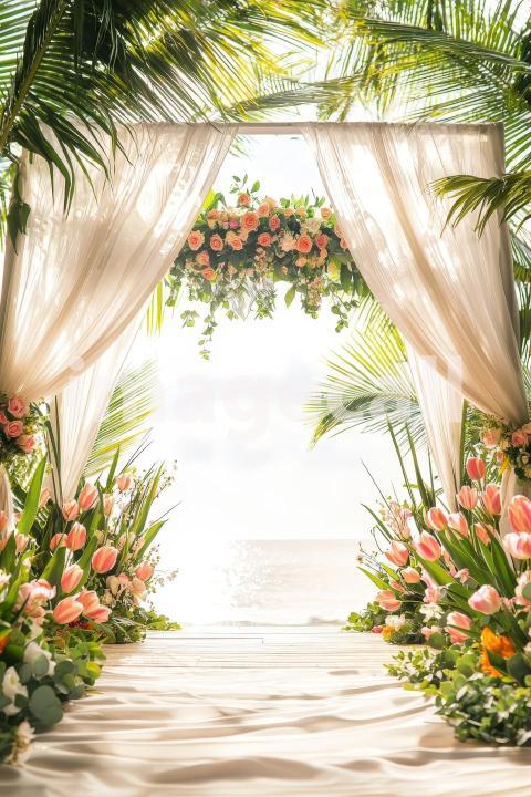 4024 Floral Arch