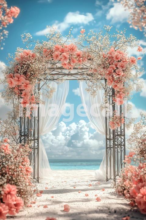 4037 Floral Arch