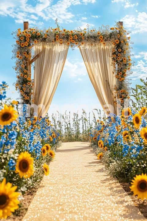 3893 Floral Arch