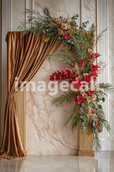 4136 Floral Arch