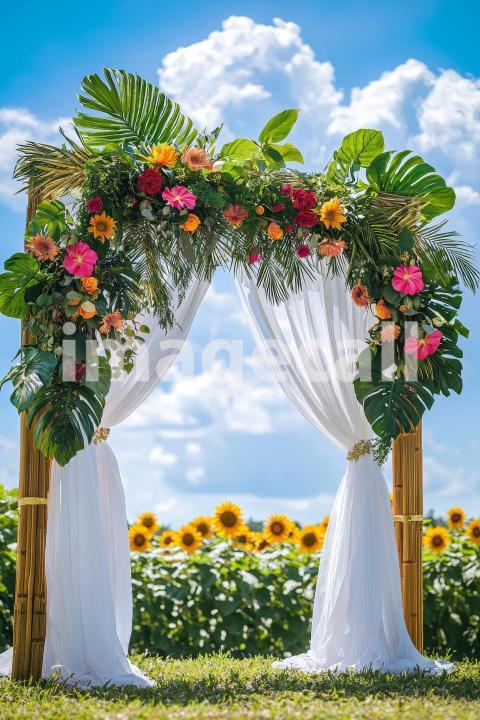 4673 Floral Arch