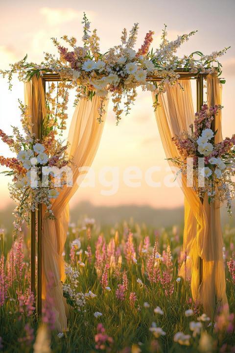 4718 Floral Arch
