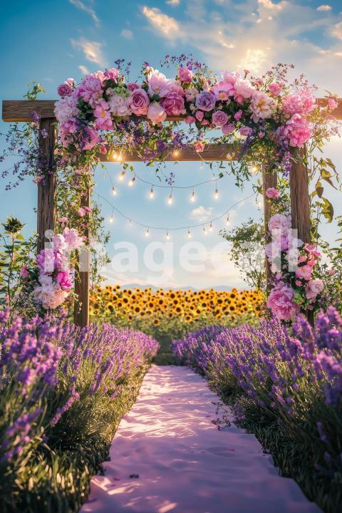 4722 Floral Arch
