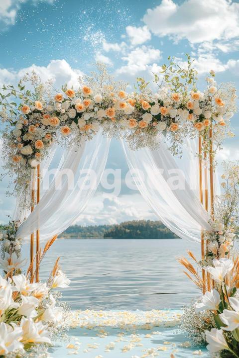 4787 Floral Arch