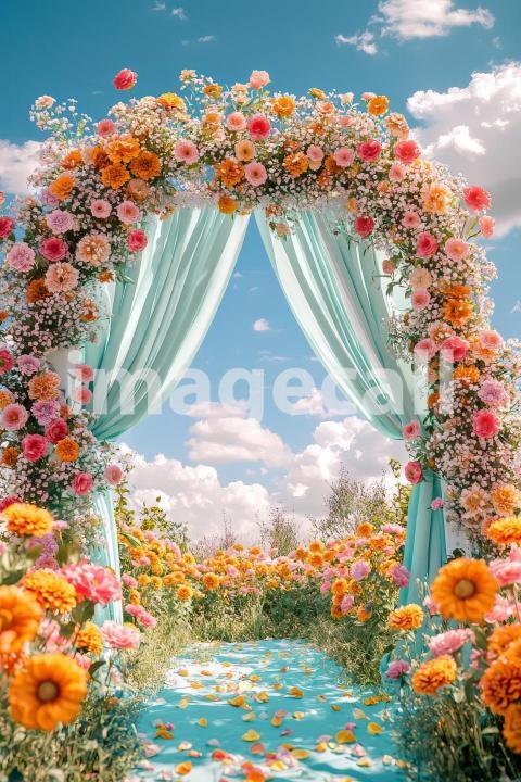 4793 Floral Arch