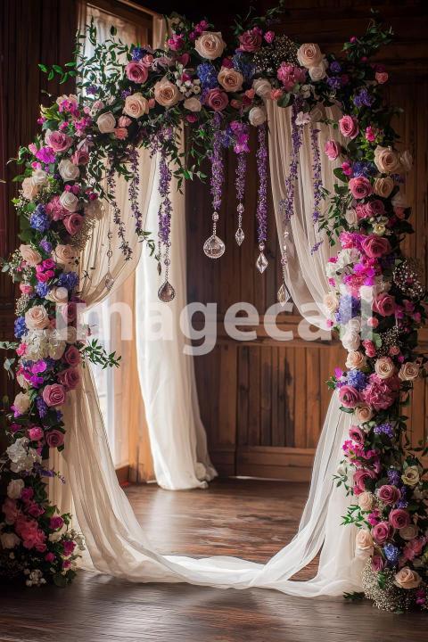 4587 Floral Arch