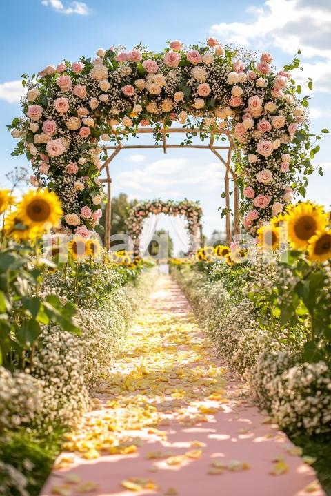 4652 Floral Arch