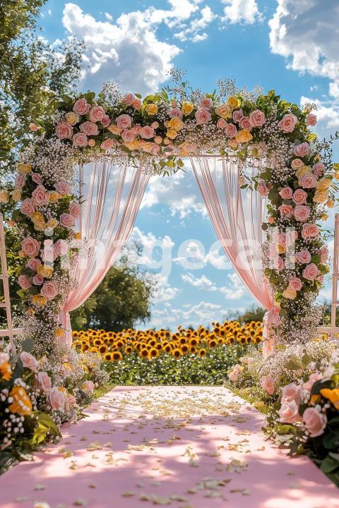 4651 Floral Arch