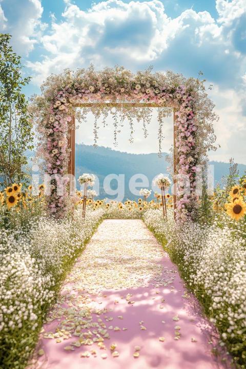 4650 Floral Arch
