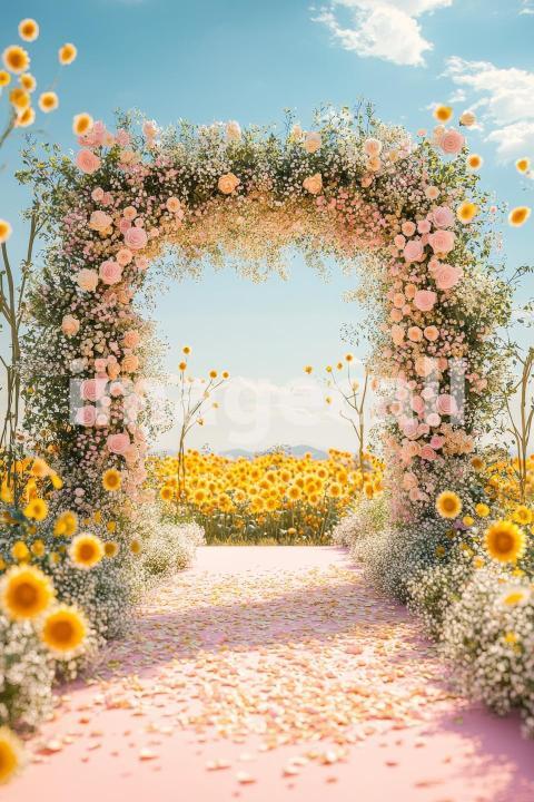 4653 Floral Arch