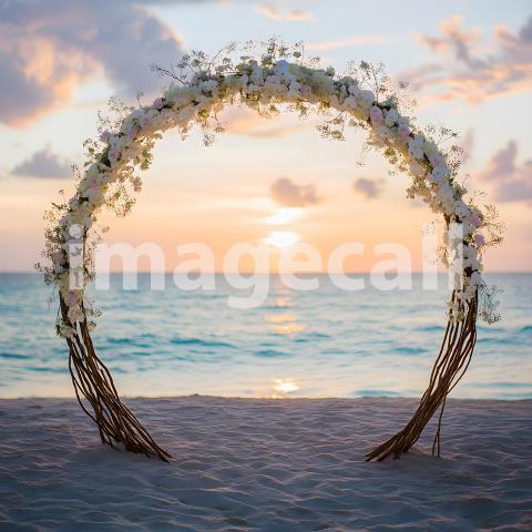 Clips12345 Sunset Beach Bliss A serene beachfront wedding scene b060e19c 0724 42dc 9961 71b59a2529c5 part3