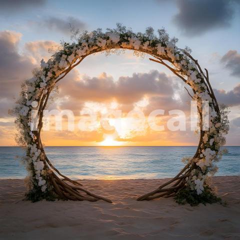 Clips12345 Sunset Beach Bliss A serene beachfront wedding scene b060e19c 0724 42dc 9961 71b59a2529c5 part4