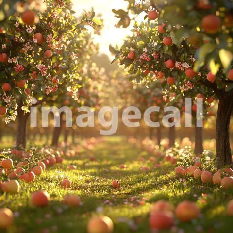 U3644368625 Sunny Orchard A delightful backdrop featuring a s 64d05428 75e1 405a a3c7 cab63bd5858a 3