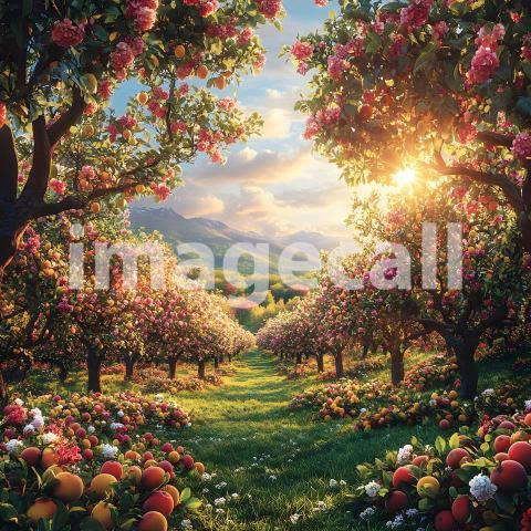 U3644368625 Sunny Orchard A delightful backdrop featuring a s 64d05428 75e1 405a a3c7 cab63bd5858a 1