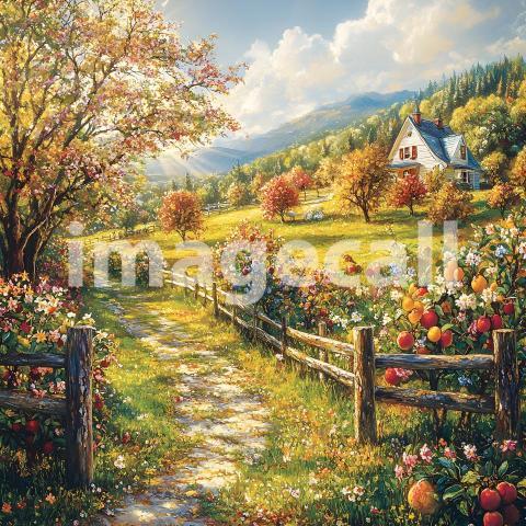 U3644368625 Sunny Orchard A delightful backdrop featuring a s 64d05428 75e1 405a a3c7 cab63bd5858a 2