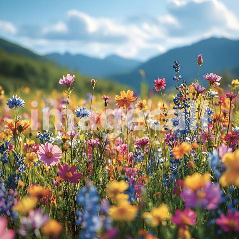 U3644368625 Whimsical Floral Meadow A vibrant backdrop depict 96187df4 8324 4e65 9040 b18cf51437f3 0