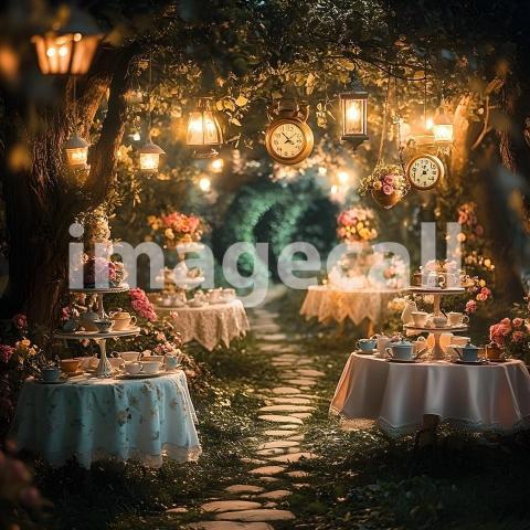 Clips12345 Alices Wonderland Tea Party A whimsical garden setti 11f66029 77e3 4103 a0a9 6b3947f80217 part2