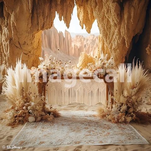 Clips12345 Boho Desert Chic A bohemian desert wedding scene a m 079851ff 6b49 49c0 ae29 3a316010feed part2