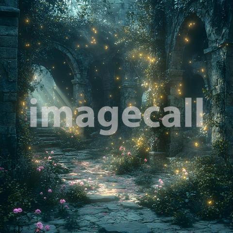 Clips12345 Fairy Tale Ruins Ancient ruins overgrown with glowin a01379c6 f8ac 4e30 8a6b 621ea353f584 part3