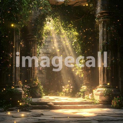 Clips12345 Fairy Tale Ruins Ancient ruins overgrown with glowin 64bb3ded 802e 4ce7 8f15 9d90f22582af part4