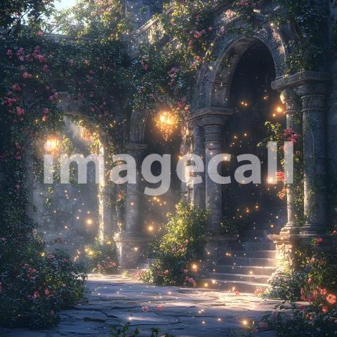 Clips12345 Fairy Tale Ruins Ancient ruins overgrown with glowin 03ea506d fd34 4b19 ae45 074083ce3bf2 part1