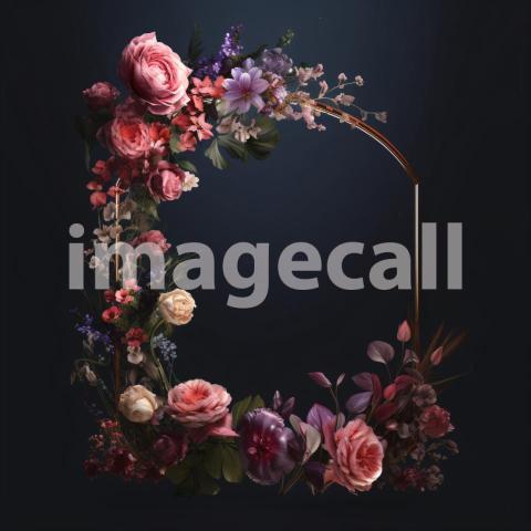 A132 Neutral Floral Frames (1)