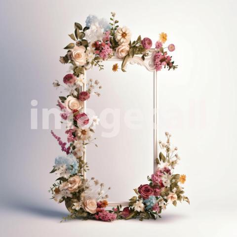 A132 Neutral Floral Frames (15)