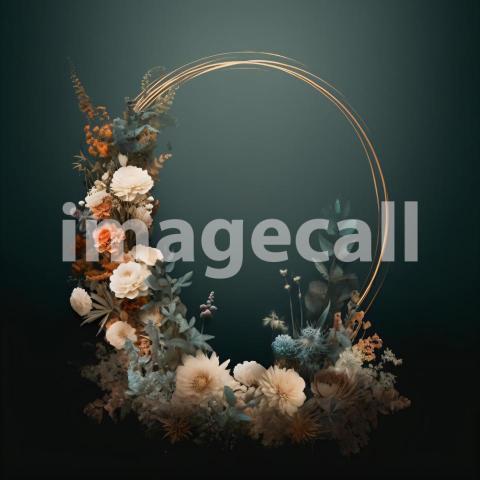 A132 Neutral Floral Frames (3)