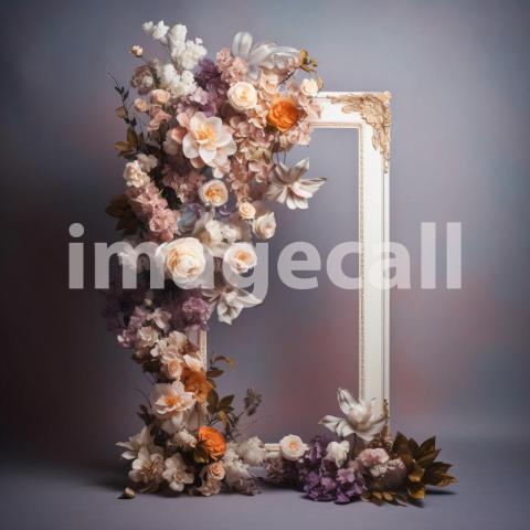 A132 Neutral Floral Frames (9)