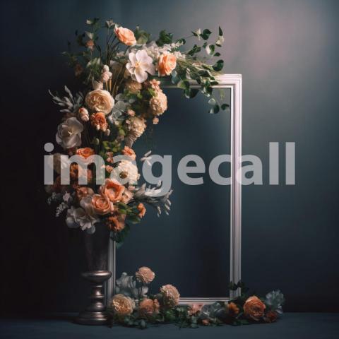 A132 Neutral Floral Frames (12)