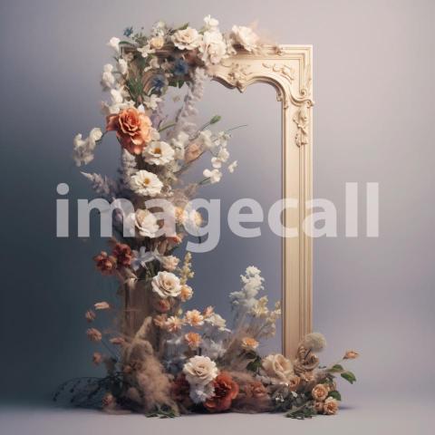 A132 Neutral Floral Frames (11)