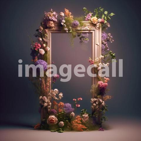 A132 Neutral Floral Frames (10)