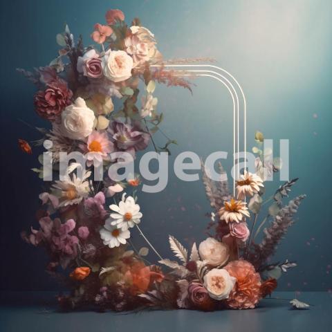 A132 Neutral Floral Frames (2)