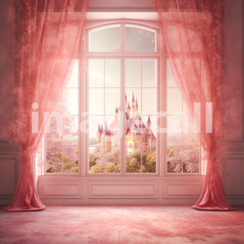 A056 Fantasy Pink Fairytale Windows (7)