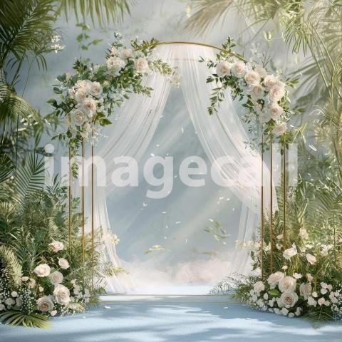 1411 Floral Arch