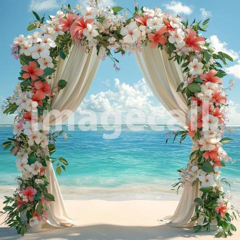 1419 Floral Arch