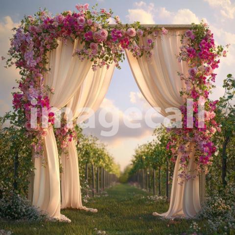 1423 Floral Arch