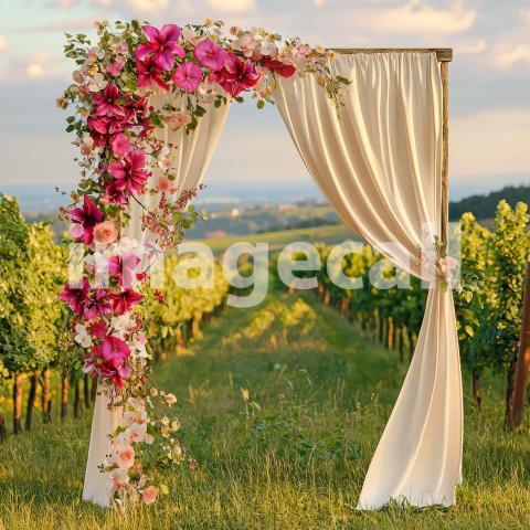 1424 Floral Arch